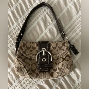 Y2K Brown Coach shoulder bag